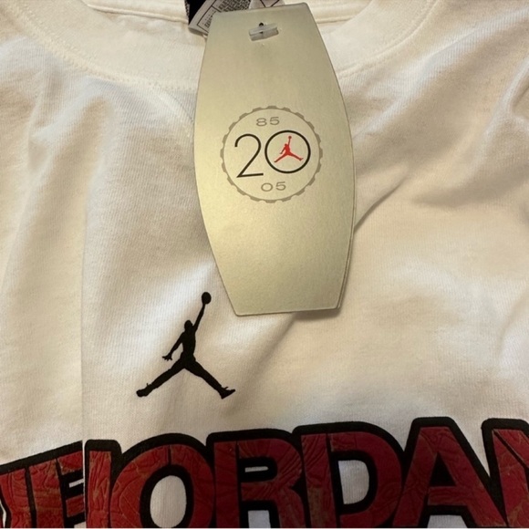 VINTAGE NEW NIKE AIR JORDAN WHITE LASER 4 BACK GRAPHIC T-SHIRT SIZE M - Picture 5 of 7